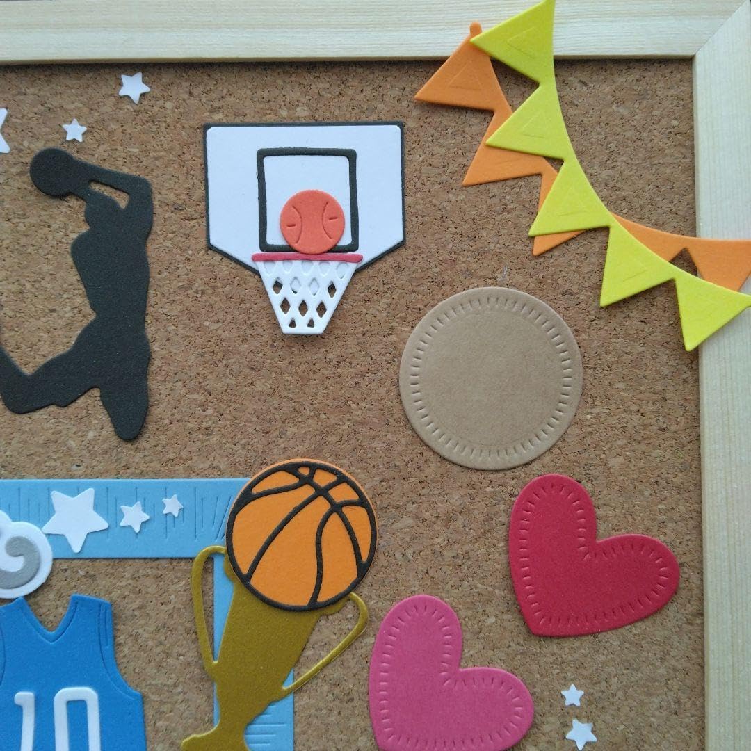 アルバム飾り　クラフトパンチ　バスケットボール　即購入可能( ＾∀＾) Amazon.co.jp: ＊64 ダイカット クラフトパンチ バスケットボール